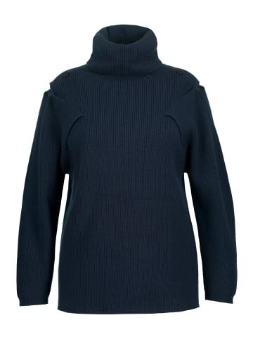 Ulla Popken Rollkragenpullover in marine