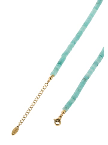 grassland Women Necklace With Beads in Turquoise White
