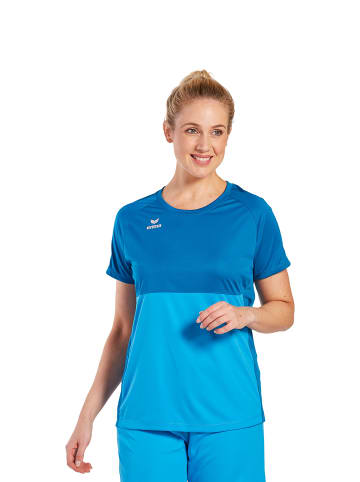 erima Damen Six Wings T-Shirt in curacao/mykonos