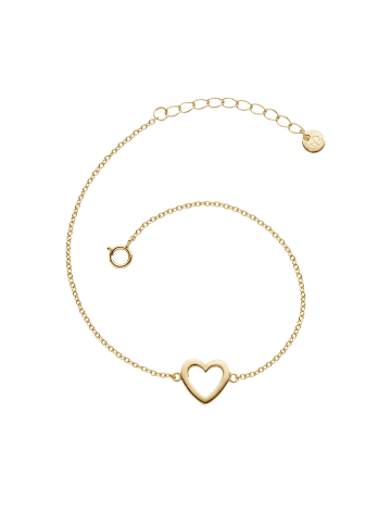 Glanzstücke München Armband Herz Sterling Silber in gelbgold