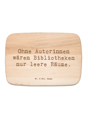 Mr. & Mrs. Panda Holzbrett Spruch Autorin Magie mit Spruch in Transparent