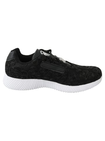 Plein Sport Schwarz Polyester Runner Joice Sneaker Schuhe