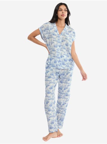 Triumph Pyjama Red Label Boyfriend Fit in BLUE - LIGHT COMBINATION