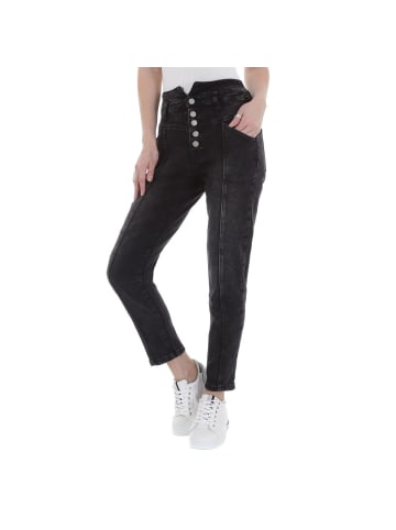 Ital-Design Jeans in Schwarz