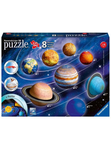 Ravensburger Ravensburger 3D Puzzle Planetensystem 11668 - Planeten als 3D Puzzlebälle -...