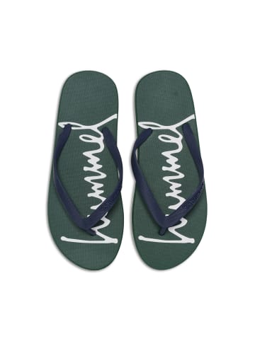 Hummel Hummel Flip-Flop Flip Flop Unisex Erwachsene Leichte Design in JUNGLE GREEN/BLACK IRIS