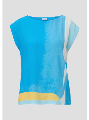 s.Oliver T-Shirt in 64D1_azurblau