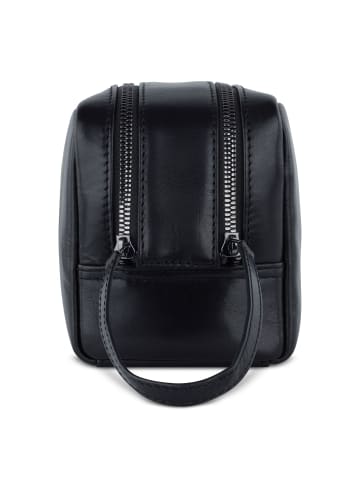 Bugatti Romano Kulturbeutel Leder 25 cm schwarz