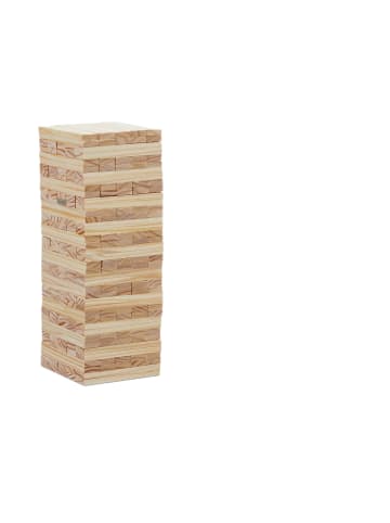 relaxdays Wackelturm in Natur - (B)12 x (H)32 x (T)12 cm