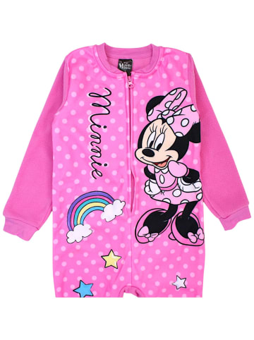 Disney Minnie Mouse Overall Fleece Schlafanzug Minnie Mouse in Pink