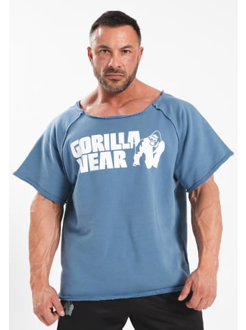 Gorilla Wear Klassisches Workout-Top – Coronet Blue – L/XL
