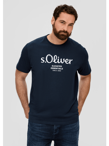 s.Oliver T-Shirt kurzarm in Blau