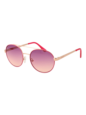 Guess Damen Sonnenbrillen Aviator Roségold