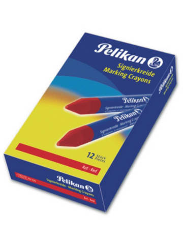 Pelikan Signierkreide 762/12 rot 12 Stifte