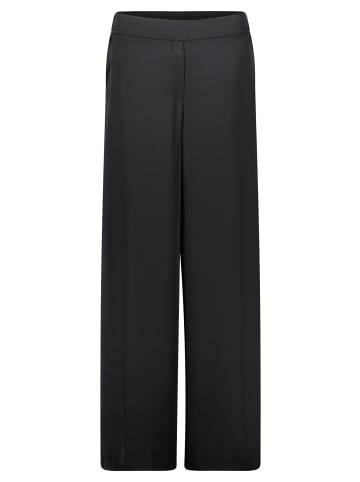 BETTY & CO Schlupfhose mit weitem Bein in Schwarz