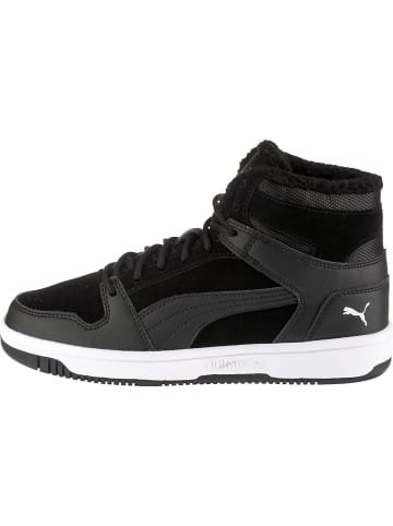 Puma Sneakers High Rebound Layup Fur SD Jr  in schwarz