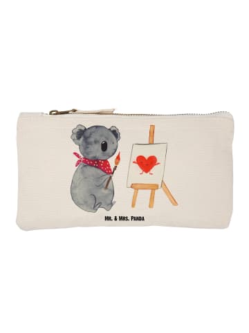 Mr. & Mrs. Panda Schminktasche Koala Künstler ohne Spruch in Weiß