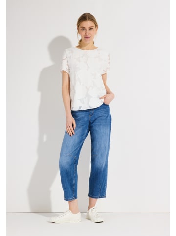 More & More trendige 7/8-Barrel-Jeans in denim