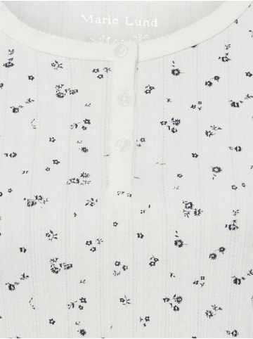 Marie Lund T-Shirt in ecru schwarz