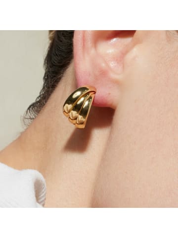 Luxenter Ohrringe Abeth mit 18 Karat Gelbgold-Finish – 19 mm – ABETH