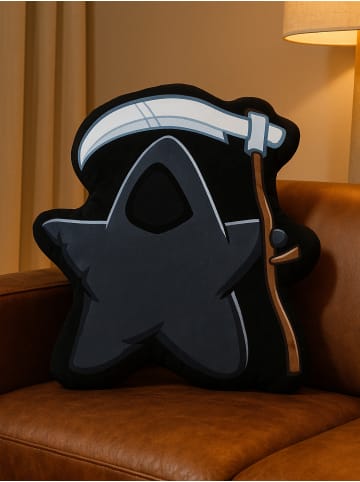 Michael Holtschulte Tot aber lustig Kissen - Todesstern Michael Holtschulte in schwarz