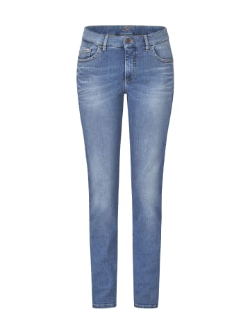 Paddock's 5-Pocket Jeans LIA in blue mid stone used moustache