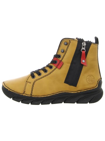 rieker Schnürstiefelette in gelb