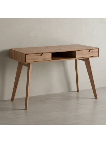 KADIMA DESIGN Schreibtisch 120x55x77 cm Eiche Dekor mit Stauraum