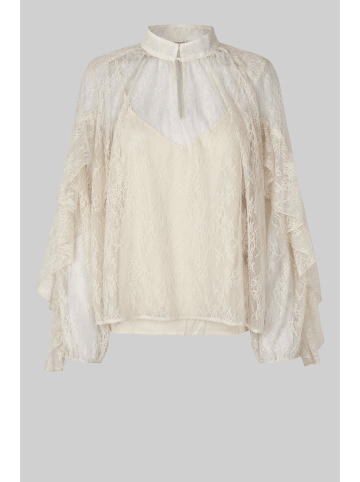 SECOND FEMALE SYBELL LACE BLOUSE in Soft Beige