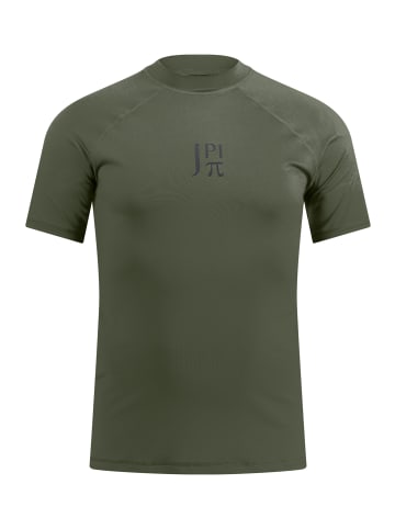 JP1880 Kurzarm T-Shirt in olivgrün