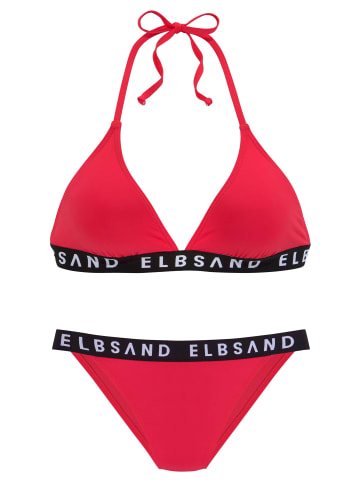 ELBSAND Triangel-Bikini in rot