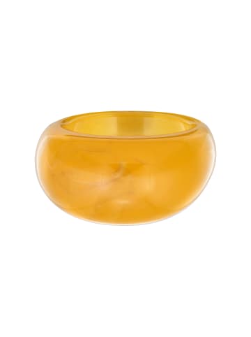 Elli Ring Resin in Gelb