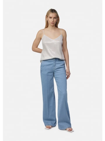 comma Jeans-Hose lang in Blau
