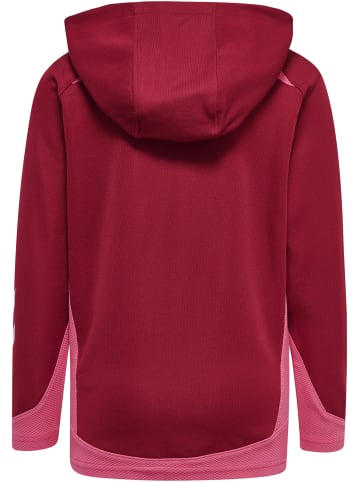 Hummel Hoodie Hmllead Poly Hoodie Kids in BIKING RED