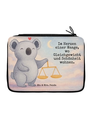 Mr. & Mrs. Panda Pennal Waage Astrologie Design mit Spruch in Weiß