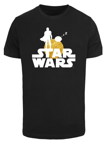 F4NT4STIC T-Shirt Star Wars The Mandalorian ZZZ in schwarz