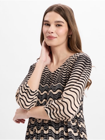 Betty Barclay Freizeitkleid in beige schwarz - 0001