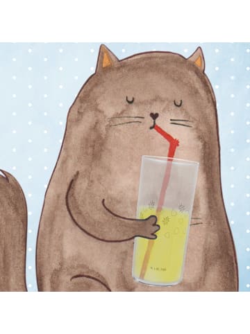 Mr. & Mrs. Panda Glas Marienkäfer Design ohne Spruch in Weiß