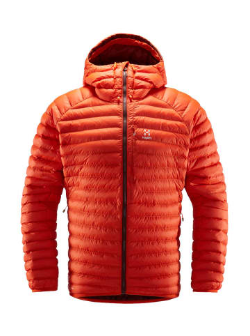 Haglöfs Steppjacke Essens Mimic Hood in Habanero/Maroon Red