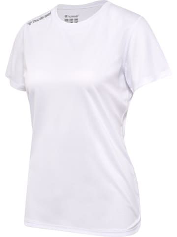Hummel Shirt "Hmlrun Jersey S/S Woman" in Weiß