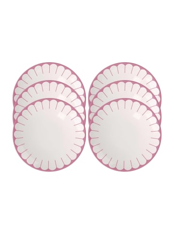 Villeroy & Boch 6er Set Frühstücksteller Fleur Couleur ø 21,2 cm in Cassis