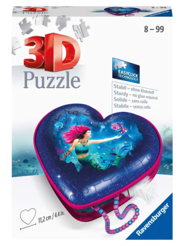 Ravensburger Ravensburger 3D Puzzle 11249 - Herzschatulle Bezaubernde Meerjungfrauen - 54...