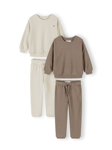 Minoti 2-tlg Jogginganzug NOSFLEECE202 in weiß