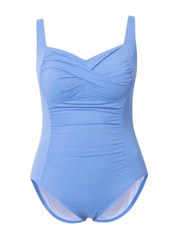 Ulla Popken Badeanzug in stahlblau