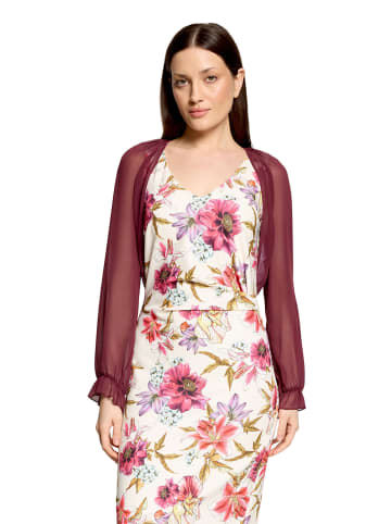 Vera Mont Bolero-Jacke mit gekräuseltem Ausschnitt in Deep Dahlia