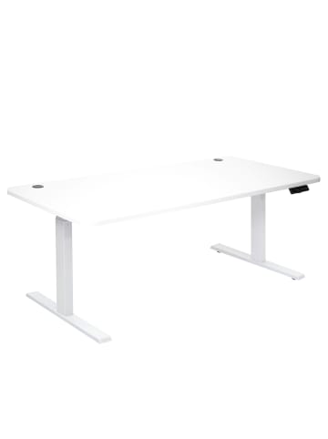 MCW Schreibtisch D40, Weiß, weiß