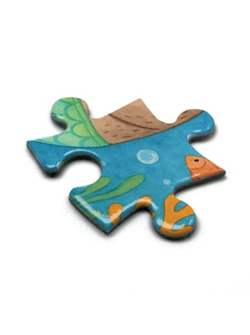 Mr. & Mrs. Panda Puzzle Wassermann Astrologie Design mit Spruch in Weiß