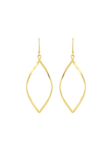 Amor Ohrhänger Silber 925, rhodiniert+vergoldet in Gold