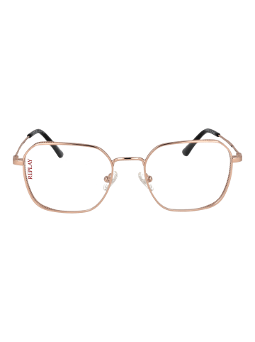 Replay Unisex Optische Fassungen Quadratisch Rose Gold