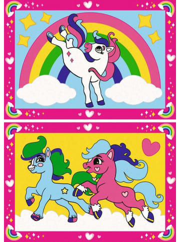Ravensburger Malprodukte Zauberponys mit Regenbogen 5-7 Jahre in bunt